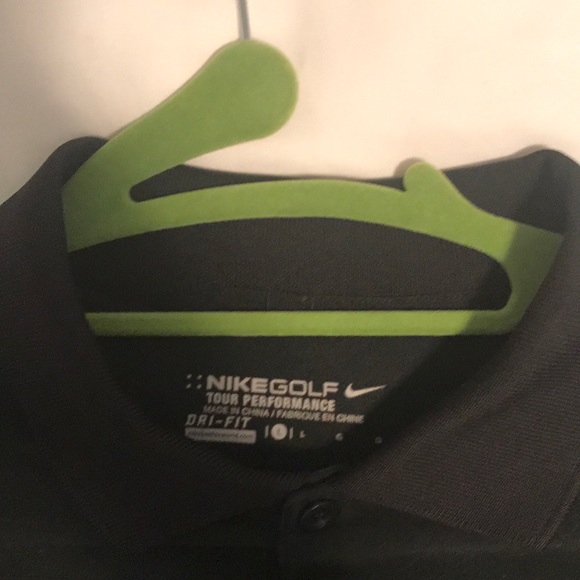 Nike black golf polo - large - Picture 2 of 2